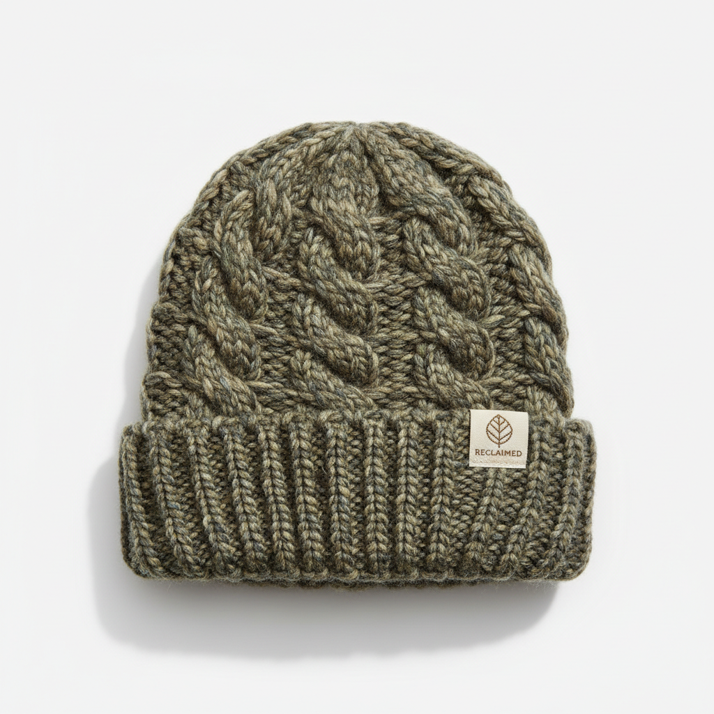 Reclaimed Wool Beanie
