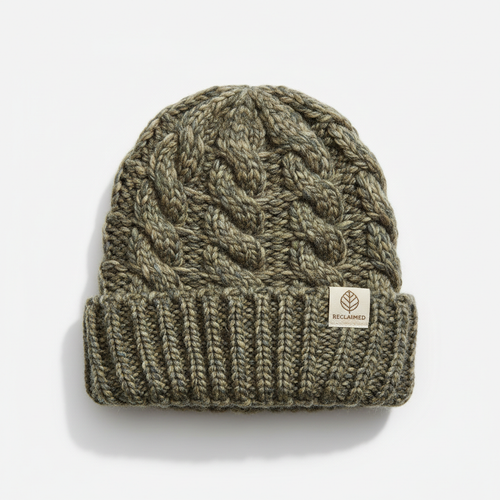 Reclaimed Wool Beanie